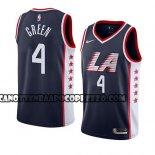 Canotte Los Angeles Clippers Jamychal Green Citta 2019 Blu