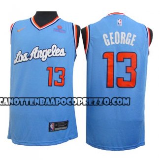 Canotte Los Angeles Clippers Paul George 2019-20 Blu