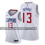 Canotte Los Angeles Clippers Paul George Association 2019 Bianco