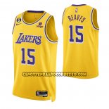 Canotte Los Angeles Lakers Austin Reaves NO 15 Icon 2022-23 Giallo