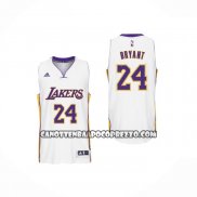 Canotte Los Angeles Lakers Kobe Bryant NO 24 Bianco