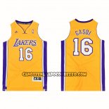 Canotte Los Angeles Lakers Pau Gasol NO 16 Icon Giallo