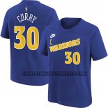 Canotte Manica Corta Golden State Warriors Stephen Curry Classic 2022-23 Blu
