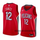 Canotte New Orleans Pelicans Jalen Jones Statement 2018 Rosso