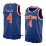 Canotte New York Knicks Isaiah Hicks Icon 2018 Blu